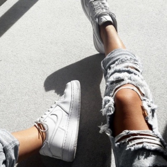 Nike air force 1 triple white sneakers - Picture 5 of 8